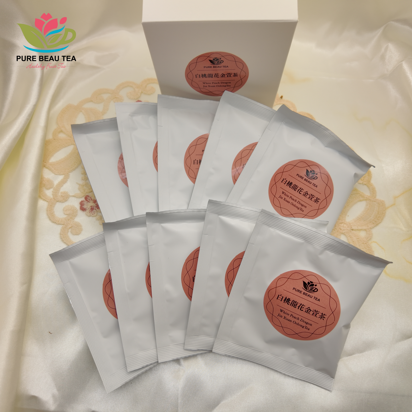 白桃龍花金萱茶 (10茶包入)